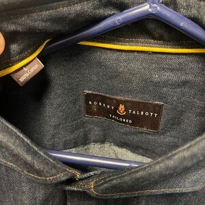 Robert Talbott Men's Dark Blue denim